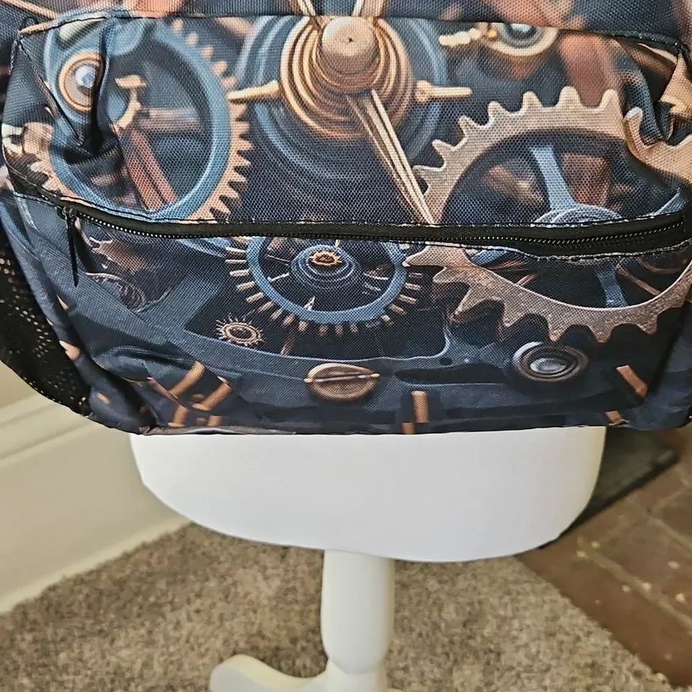 NWOT Steampunk Clock Backpack - Picture 2 of 12